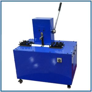 Máquina para cortar mangueras hidraulicas